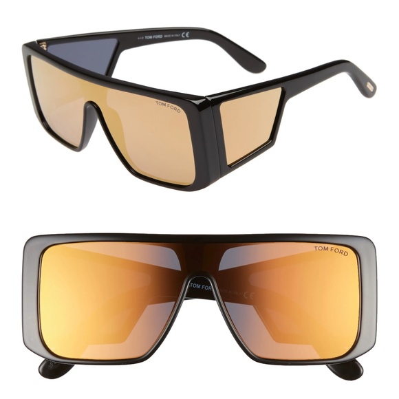 Tom Ford Other - New TOM FORD Atticus Shield Black Sunglasses